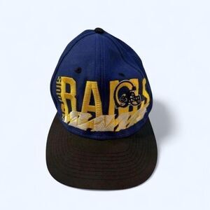 Vintage Rams St. Louis Blue Football Cap Hat